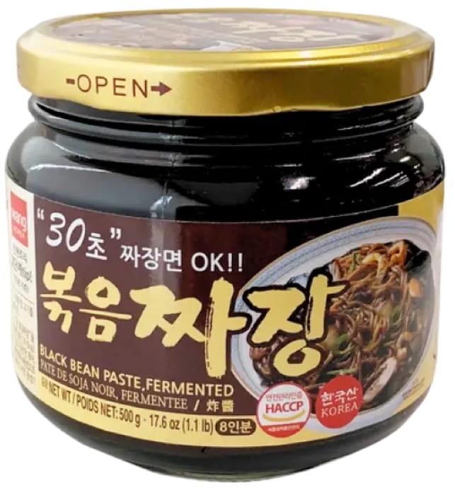 Koreańska Prażona Fermentowana Pasta z Czarnej Fasoli Chunjang 500g WANG