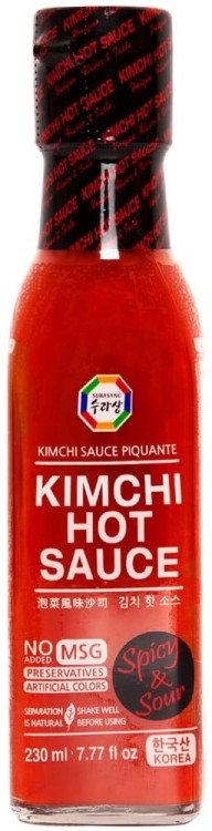 Koreański Ostry Sos Chili o Smaku KimChi Hot Ostro-Kwaśny 230ml SURASANG