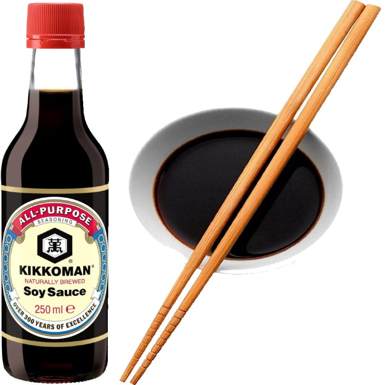 Japoński Sos Sojowy Do Sushi Naturalnie Warzony 250ml KIKKOMAN