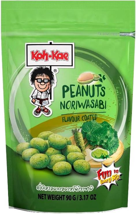 Orzeszki Ziemne Nori Wasabi Tajska Przekąska 180g KOH-KAE