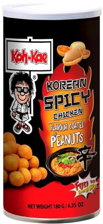 Orzeszki Ziemne Smak Koreański Ostry Kurczak Tajska Przekąska 180g KOH-KAE