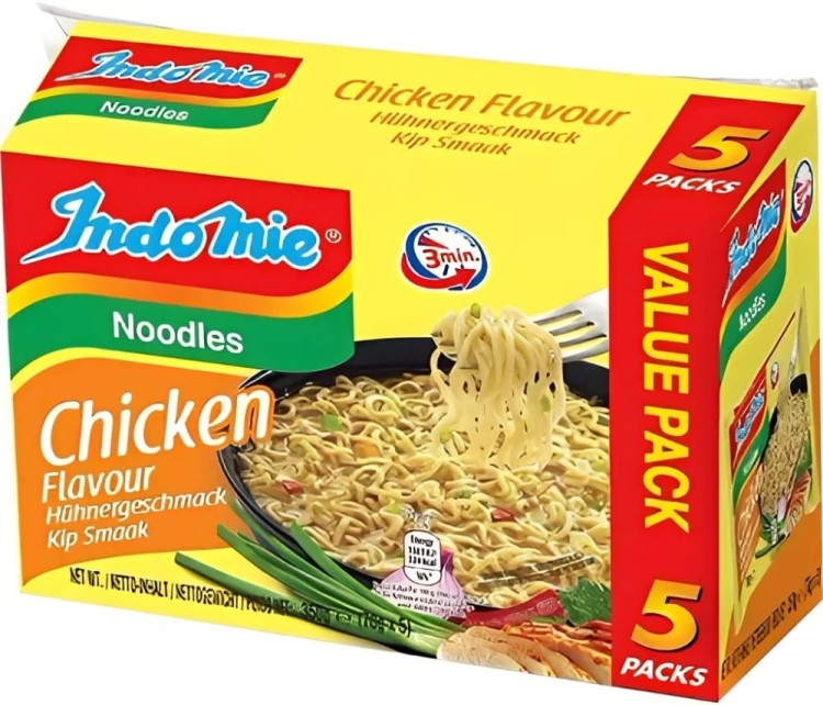 WIELOPAK Zupka Makaron o Smaku Kurczaka Indonezyjska 5x70g INDOMIE
