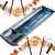 Ceramiczny Talerz Do Serwowania Sushi Niebiesko Szary z Miejscem Na Sos 33,5cm x 10,5cm x 2,5cm EDO JAPAN