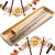 Ceramiczny Talerz Do Serwowania Sushi Brązowo Zielony z Miejscem Na Sos 33,5cm x 10,5cm x 2,5cm EDO JAPAN