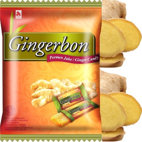 ZESTAW 4 RODZAJE Cukierki Imbirowe Original Cytryna-Mód Mango i Mięta 4x125g GINGERBON