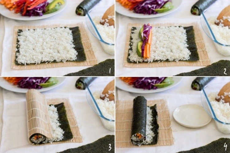 WIELOPAK Wodorosty Glony Algi Morskie Yaki Nori Do Sushi 4x10 Sztuk ASIA KITCHEN