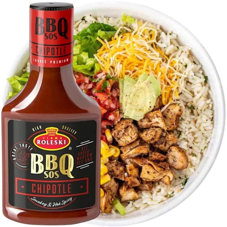 Sos BBQ Chipotle BEZ Konserwantów 350g ROLESKI