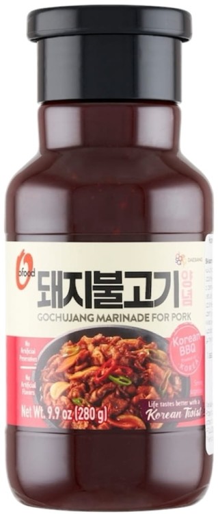 Marynata BBQ Bulgogi Gochujang Koreańska Do Wieprzowiny 280g O'FOOD