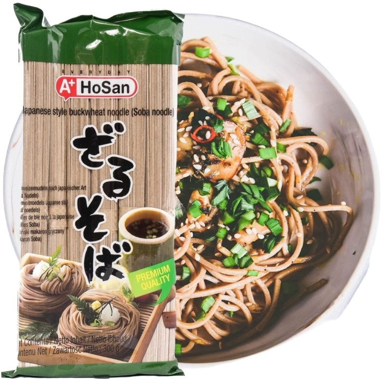 Makaron Soba Koreański Brązowy Gryczany Porcje 300g A+ HOSAN