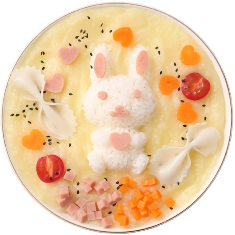 Foremka Do Ryżu Sushi Wzór Króliczek Zwierzątka HS
