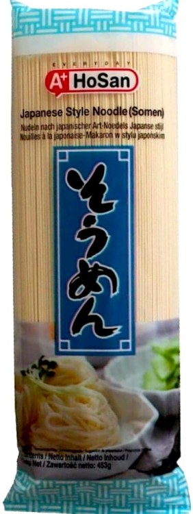 Makaron Pszenny Koreański Somen 453g A+ HOSAN