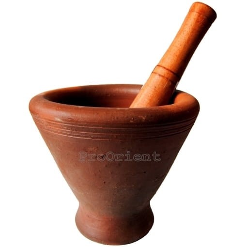 Moździerz z Wypalanej Gliny 20cm PROORIENT