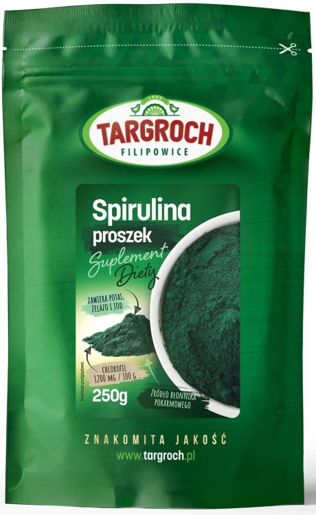 Spirulina w Proszku Algi Morskie 250g TARGROCH