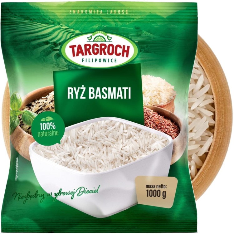 Ryż Długoziarnisty Basmati 1kg TARGROCH