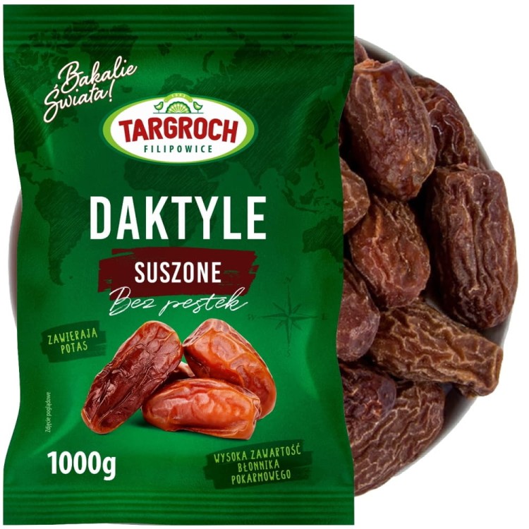 Daktyle Suszone 1kg TARGROCH