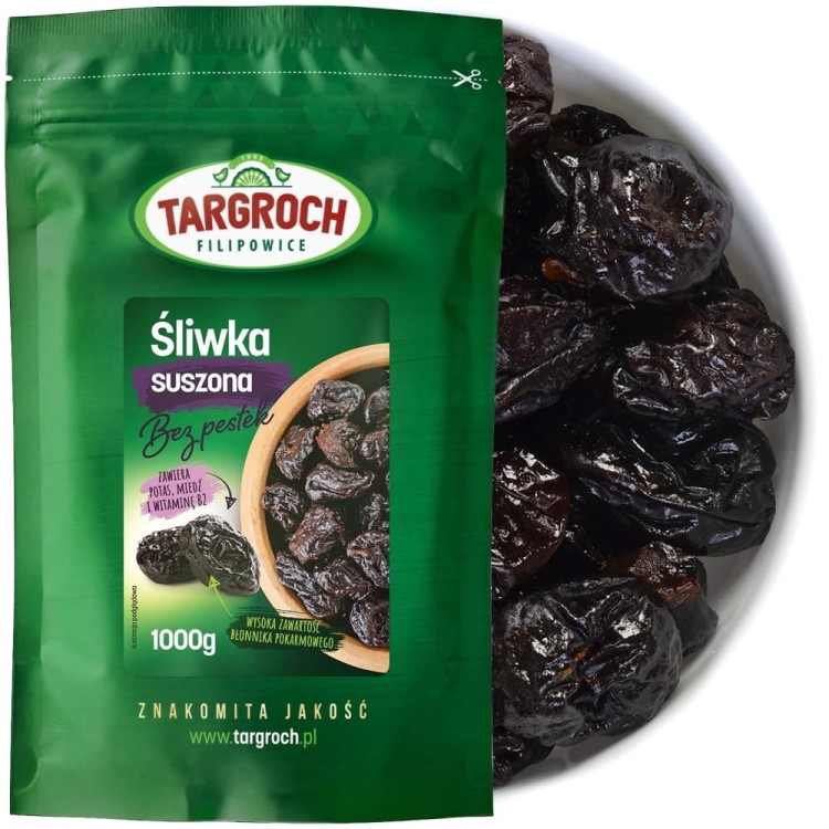 Śliwka Suszona Bez Pestek 1kg TARGROCH