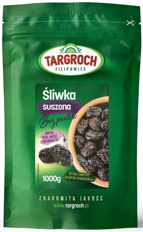 Śliwka Suszona Bez Pestek 1kg TARGROCH