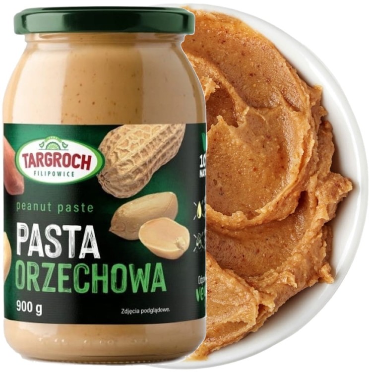 Masło Orzechowe Pasta z Orzechów Ziemnych 900g TARGROCH