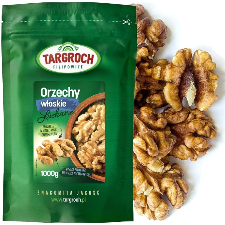 Orzechy Włoskie Łuskane 1kg TARGROCH