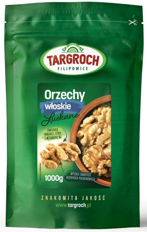 Orzechy Włoskie Łuskane 1kg TARGROCH