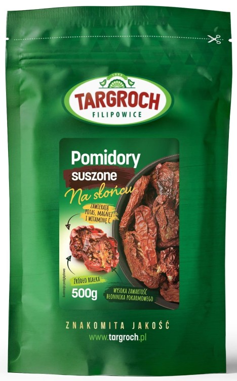 Pomidory Suszone Naturalne 500g TARGROCH