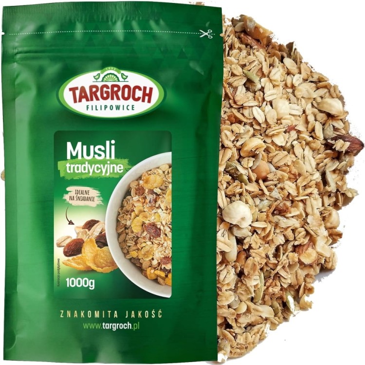 Musli Tradycyjne Bez Konserwantów 1kg TARGROCH