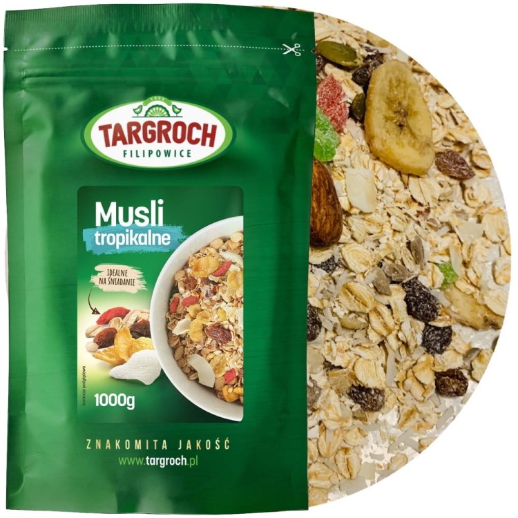 Musli Tropikalne Bez Konserwantów 1kg TARGROCH