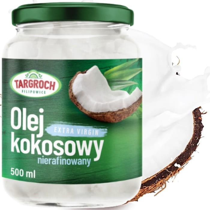 Olej Kokosowy Nierafinowany Virgin 500ml TARGROCH