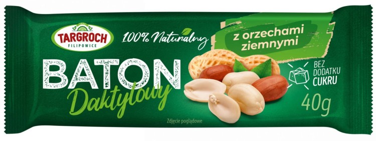 Baton Daktylowy z Orzechami Ziemnymi 40g TARGROCH