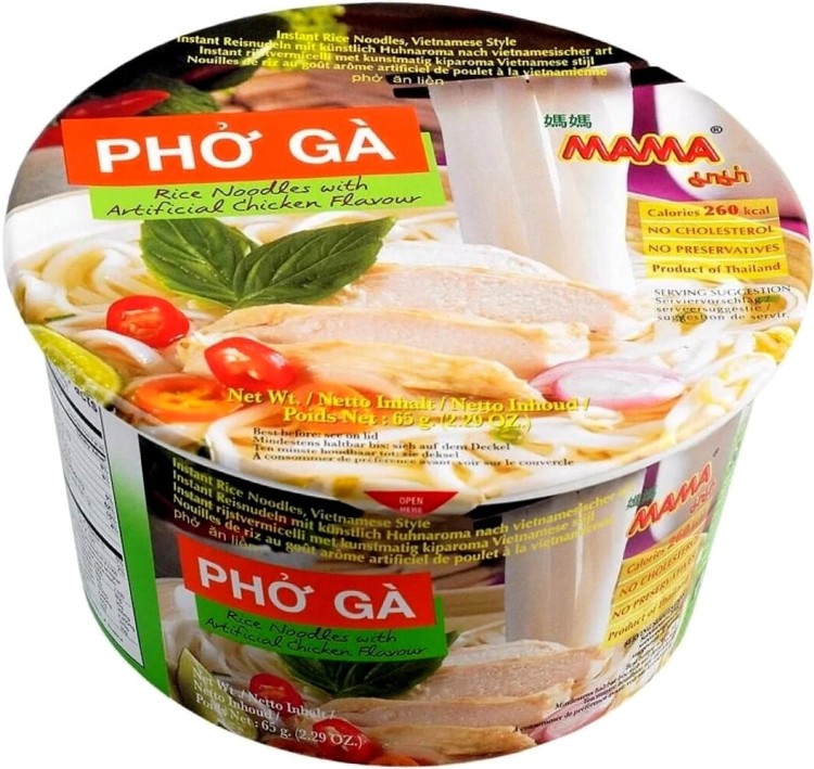Zupka Pho Ga Makaron Ryżowy z Kurczakiem Vermicelli Cup 65g MAMA