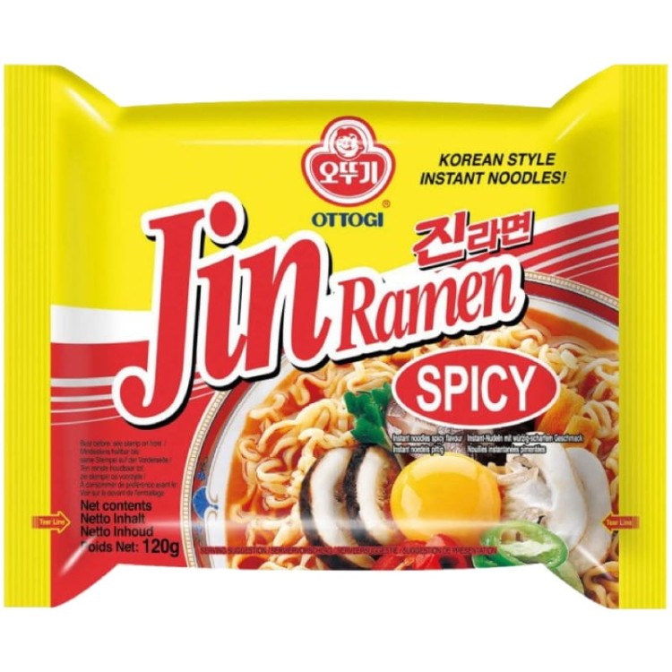 Zupka Koreańska Jin Ramen Hot 120g OTTOGI