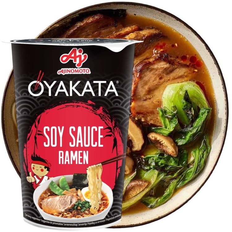 Zupka Ramen Sos Sojowy 63g Kubek Cup OYAKATA