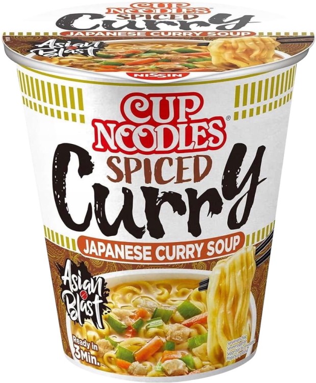 Zupka Makaron Błyskawiczny 350ml Japońskie Curry Cup 67g NISSIN