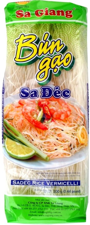 Makaron Ryżowy Wietnamski Nitki 200g SA GIANG