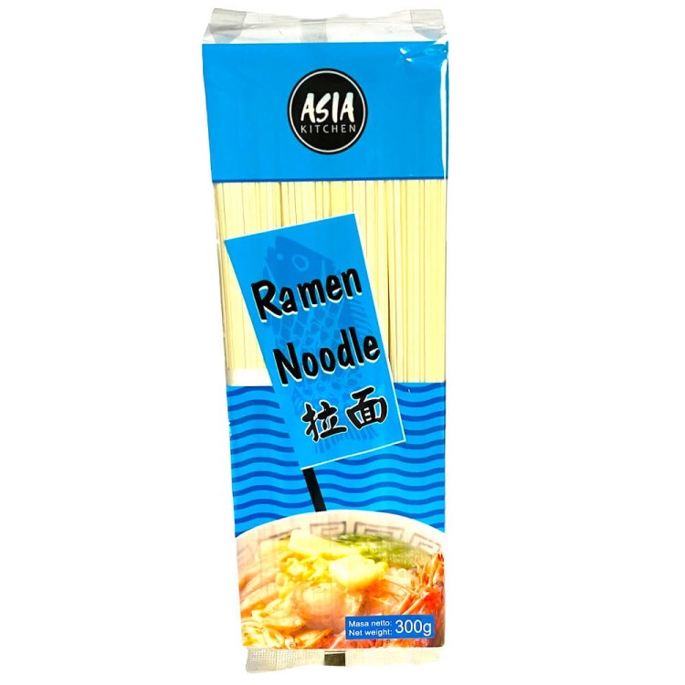 Makaron Ramen Do Japońskiej Zupy Nitki Porcjowany 300g ASIA KITCHEN