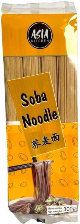 Makaron Soba Japoński Brązowy Gryczany Porcje 300g ASIA KITCHEN