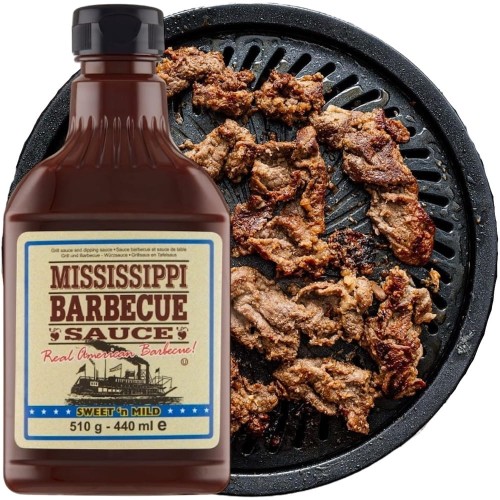 Sos Do Grilla Barbecue Słodki - Łagodny 510g MISSISSIPPI BARBECUE SAUCE