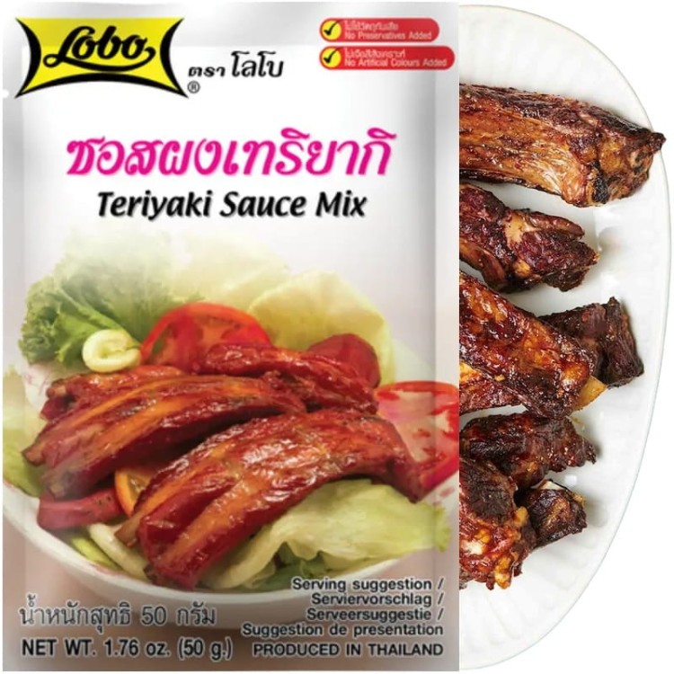 Marynata w Proszku Do Żeberek Teriyaki Saszetka 50g LOBO
