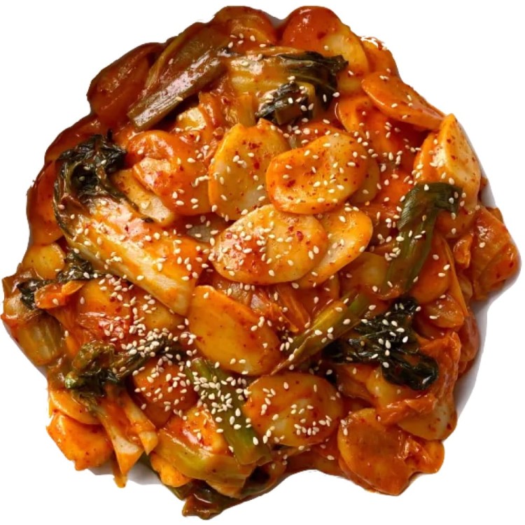 Kluski Ryżowe Koreańskie Tteokbokki Topokki Plasterki 500g JONGGA