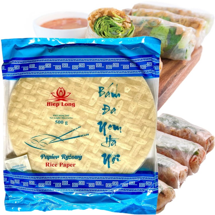 Papier Ryżowy Okrągły 22cm 500g HIEP LONG