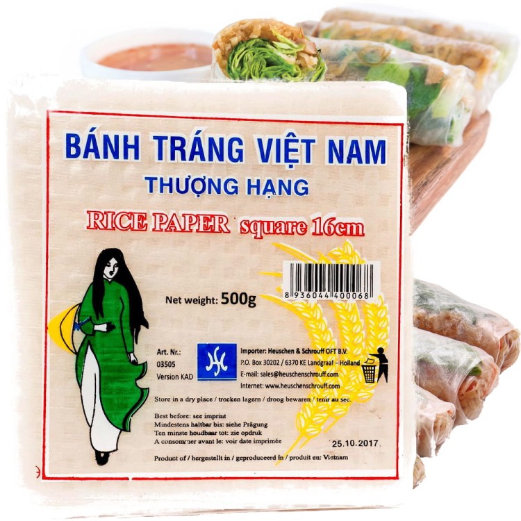 Papier Ryżowy Kwadratowy 16cm 500g HS