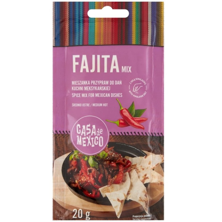 Przyprawa Do Fajita 20g CASA DE MEXICO