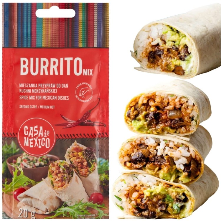 Przyprawa Do Burrito 20g CASA DE MEXICO