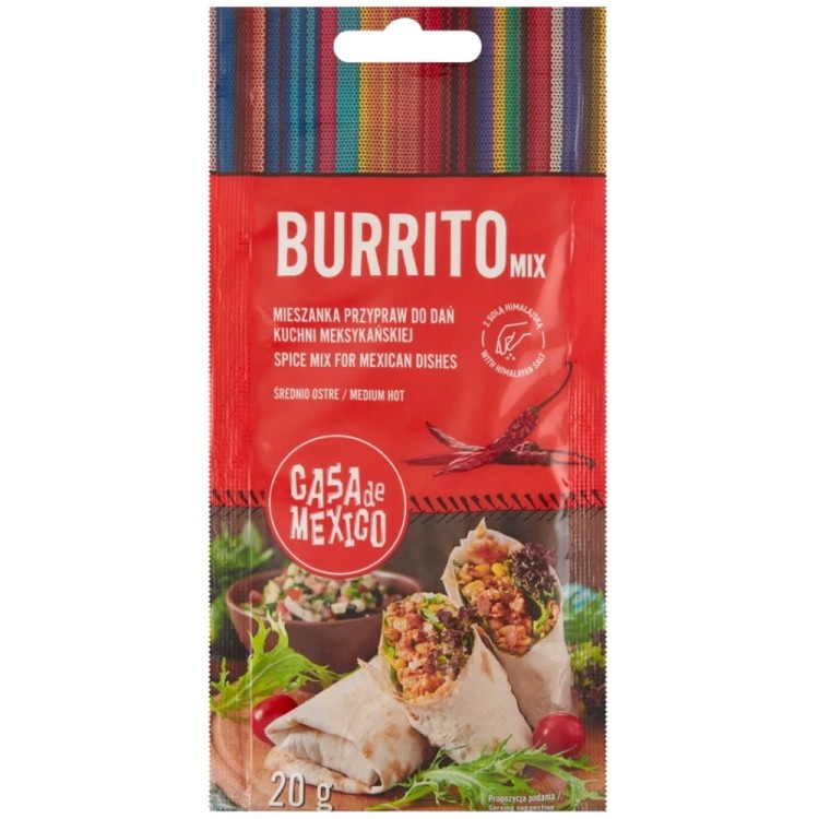 Przyprawa Do Burrito 20g CASA DE MEXICO
