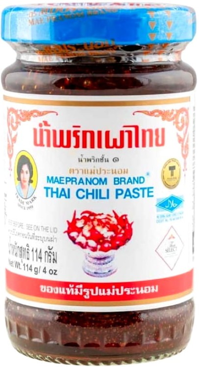Tajska Pasta Chili z Krewetkami Nam Prik Pao 114g MAEPRANOM BRAND