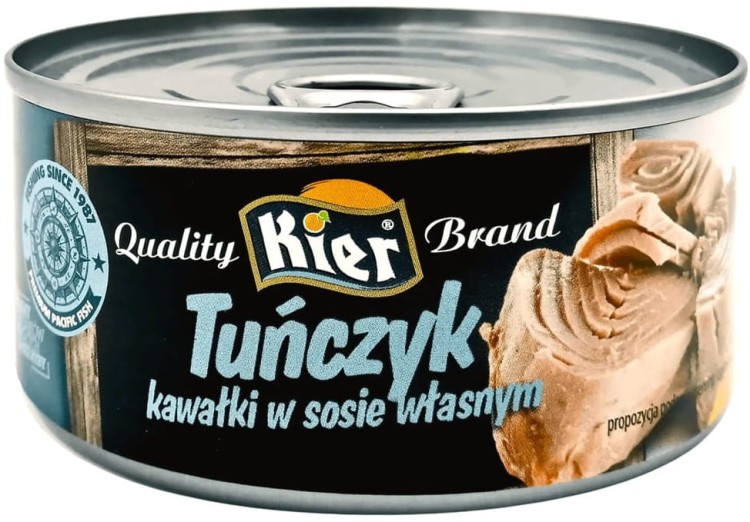 Tuńczyk w Sosie Własnym Kawałki 170g KIER