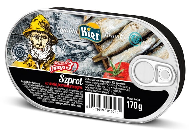 Szprot w Sosie Pomidorowym 170g KIER