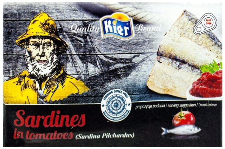 Hiszpańskie Sardynki w Pomidorach 120g KIER