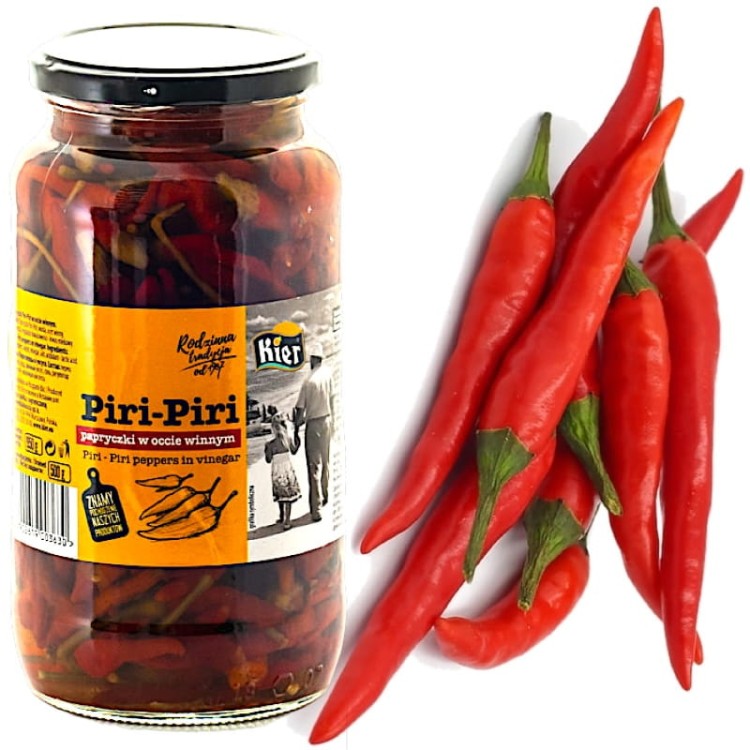 Hiszpańskie Papryczki Piri-Piri 950g KIER