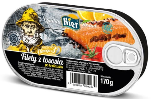 Filety z Łososia Po Królewsku 170g KIER